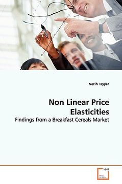 portada non linear price elasticities (en Inglés)