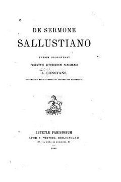 portada De sermone Sallustiano (en Latin)
