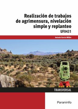 portada Realizacion de Trabajos de  Agrimensura, Nivelacion Simple y Repl Anteo Uf0431