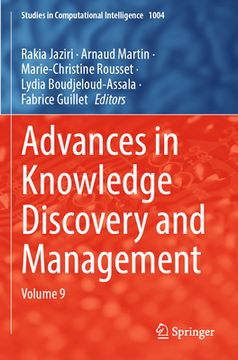 portada Advances in Knowledge Discovery and Management: Volume 9 (en Inglés)