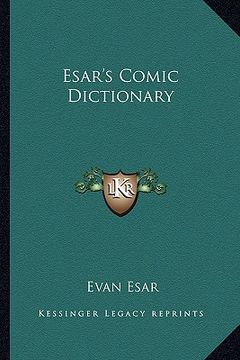 portada esar's comic dictionary (in English)