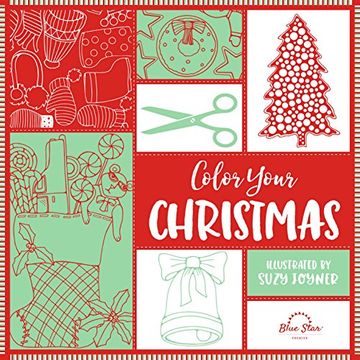 portada Color Your Christmas: A Crafty Christmas Adult Coloring Book