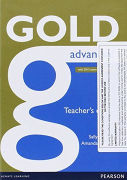 portada Gold Advanced Etext Teacher: Gold Advanced Etext Teacher Cd-Rom Advanced 