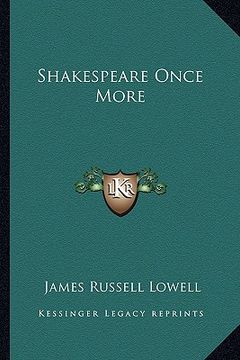 portada shakespeare once more (en Inglés)