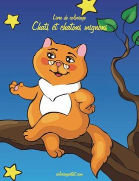 portada Livre de coloriage Chats et chatons mignons 3 & 4 (en Francés)