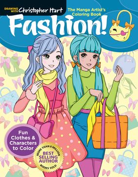 portada The Manga Artist'S Coloring Book: Fashion! Fun Clothes & Characters to Color (in English)
