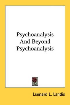 portada psychoanalysis and beyond psychoanalysis (in English)