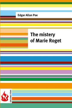 portada The mistery of Marie Roget: (low cost). limited edition (in English)
