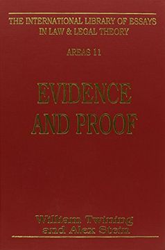 portada Evidence and Proof (International Library of Essays in law and Legal Theory) (in English)