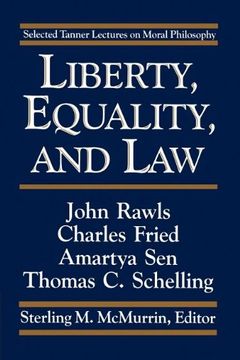portada Liberty, Equality, and law (Selected Tanner Lectures on Moral Philosophy) 