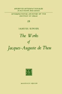 portada the works of jacques-auguste de thou (en Inglés)
