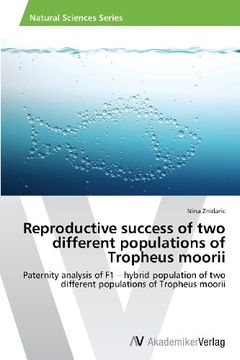 portada Reproductive success of two different populations of Tropheus moorii