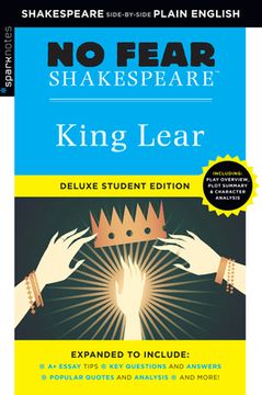 portada King Lear: No Fear Shakespeare Deluxe Student Edition (en Inglés)
