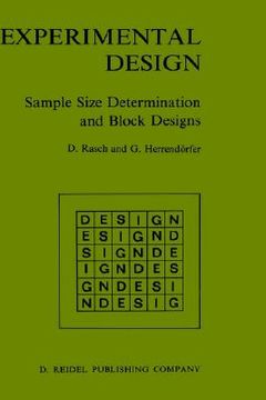 portada experimental design: sample size determination and block designs (en Inglés)