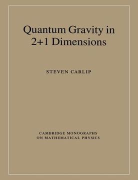 portada Quantum Gravity in 2+1 Dimensions Paperback (Cambridge Monographs on Mathematical Physics) (in English)