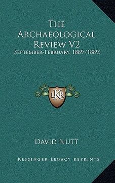 portada the archaeological review v2: september-february, 1889 (1889) (in English)