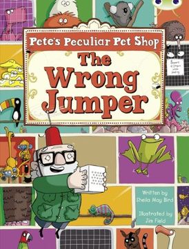 portada Pete's Peculiar pet Shop: The Wrong Jumper (Purple a) (Bug Club) (in English)