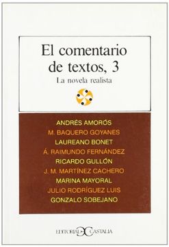 portada Comentario de Textos 3, El (Literatura y Sociedad) (in Spanish)