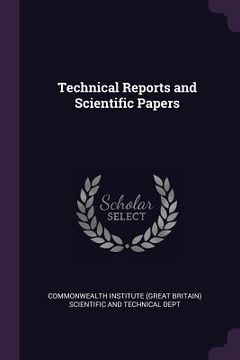 portada Technical Reports and Scientific Papers (in English)
