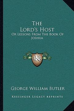 portada the lord's host: or lessons from the book of joshua