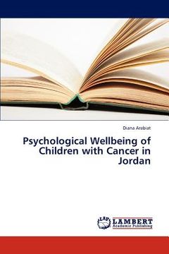 portada psychological wellbeing of children with cancer in jordan (in English)