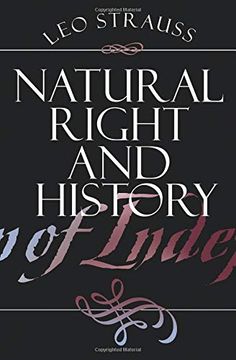 portada Natural Right and History (Walgreen Foundation Lectures) (en Inglés)