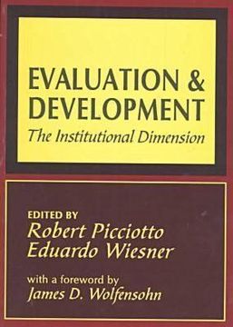 portada evaluation and development: the institutional dimension (en Inglés)