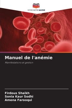 portada Manuel de l'anémie (in French)