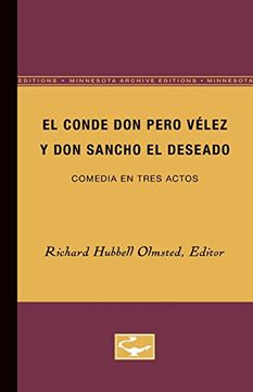 portada El Conde don Pero Vélez y don Sancho el Deseado: Comedia en Tres Actos