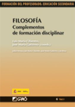 portada Filosofía. Complementos de Formación Disciplinar: 061 (Formacion Profesorado-E. Secun. ) (in Spanish)