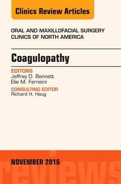 portada 28: Coagulopathy, An Issue of Oral and Maxillofacial Surgery Clinics of North America, 1e (The Clinics: Surgery)