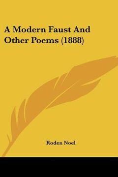 portada a modern faust and other poems (1888) (en Inglés)