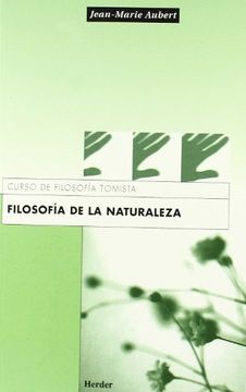 portada Filosofía de la naturaleza (in Spanish)