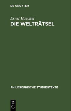 portada Die Welträtsel (en Alemán)