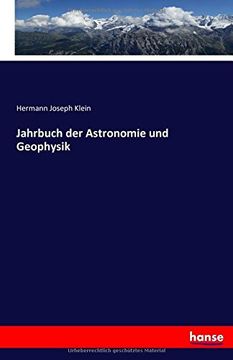 portada Jahrbuch der Astronomie und Geophysik (German Edition)