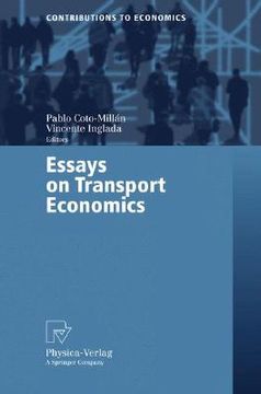 portada essays on transport economics (en Inglés)