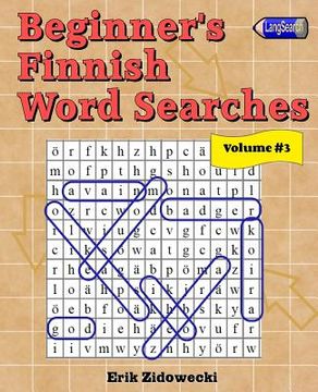 portada Beginner's Finnish Word Searches - Volume 3 (en Finlandés)