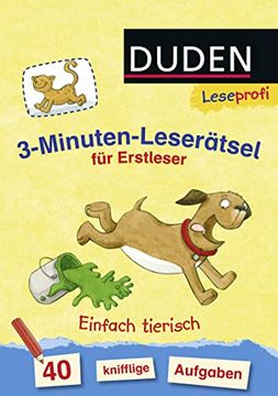 portada Leseprofi - 3-Minuten-Leserätsel für Erstleser: Einfach Tierisch (en Alemán)