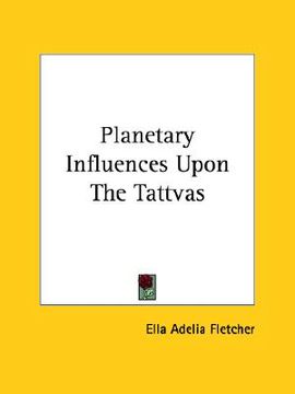 portada planetary influences upon the tattvas (en Inglés)