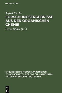 portada Forschungsergebnisse aus der Organischen Chemie (en Alemán)