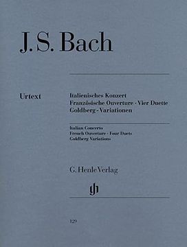 portada Italian Concerto, French Overture, Four Duets, Goldberg Variations (en Alemán)