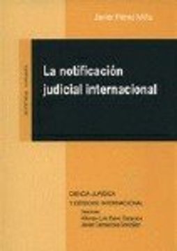portada La notificacion judicial internacional (in Spanish)