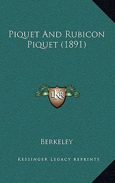portada piquet and rubicon piquet (1891) (en Inglés)