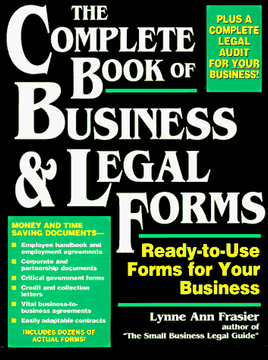 portada The Complete Book of Business & Legal Forms (Small Business Sourcebooks) (in English)