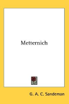 portada metternich (en Inglés)