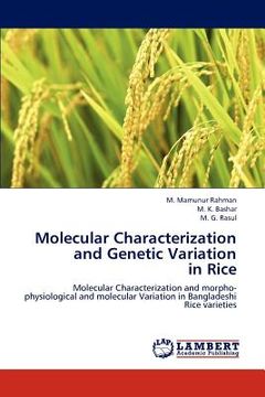 portada molecular characterization and genetic variation in rice (en Inglés)