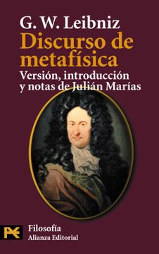 portada Discurso de Metafisica Version Introduccion y Notas de  Julian Marias