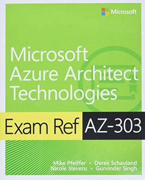 portada Exam ref Az-303 Microsoft Azure Architect Technologies (en Inglés)