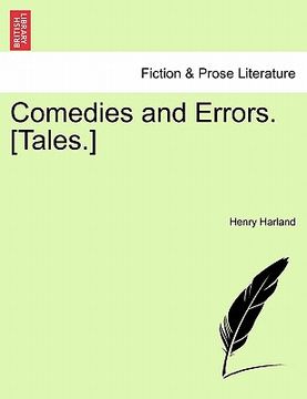 portada comedies and errors. [tales.] (in English)