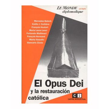 portada El Opus dei y la Restauracion Catolica